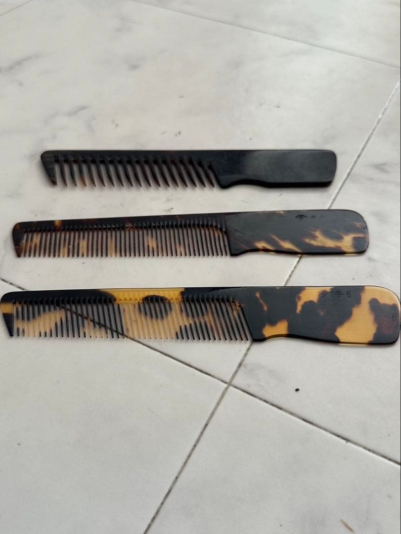 べっ甲櫛　本鼈甲 クシ くし 理容櫛 カットコーム まとめ
