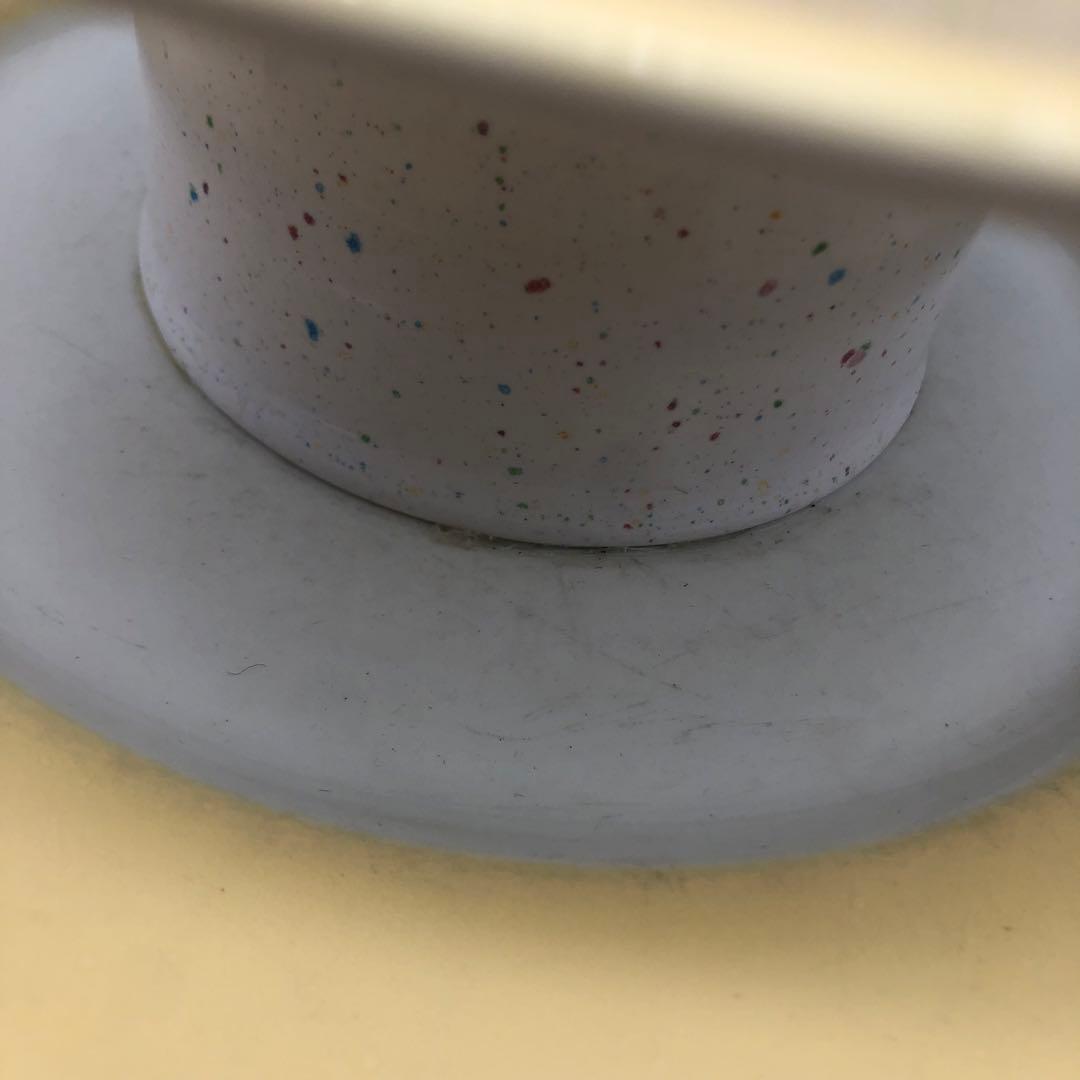 オランダHEMAアンティーク三段ティーカッププレート飾りスタンドビンテージ陶器