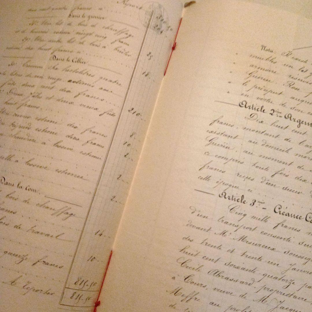 専用ですm(_ _)m*アンティーク 遺産公文書 一冊1882年*