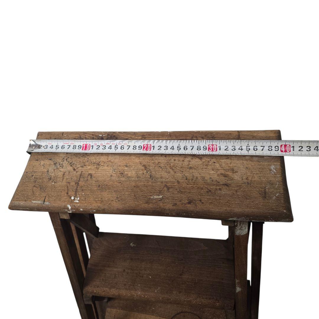 ステップラダー　アンティーク　ヴィンテージ シャビー　脚立　フランス製?