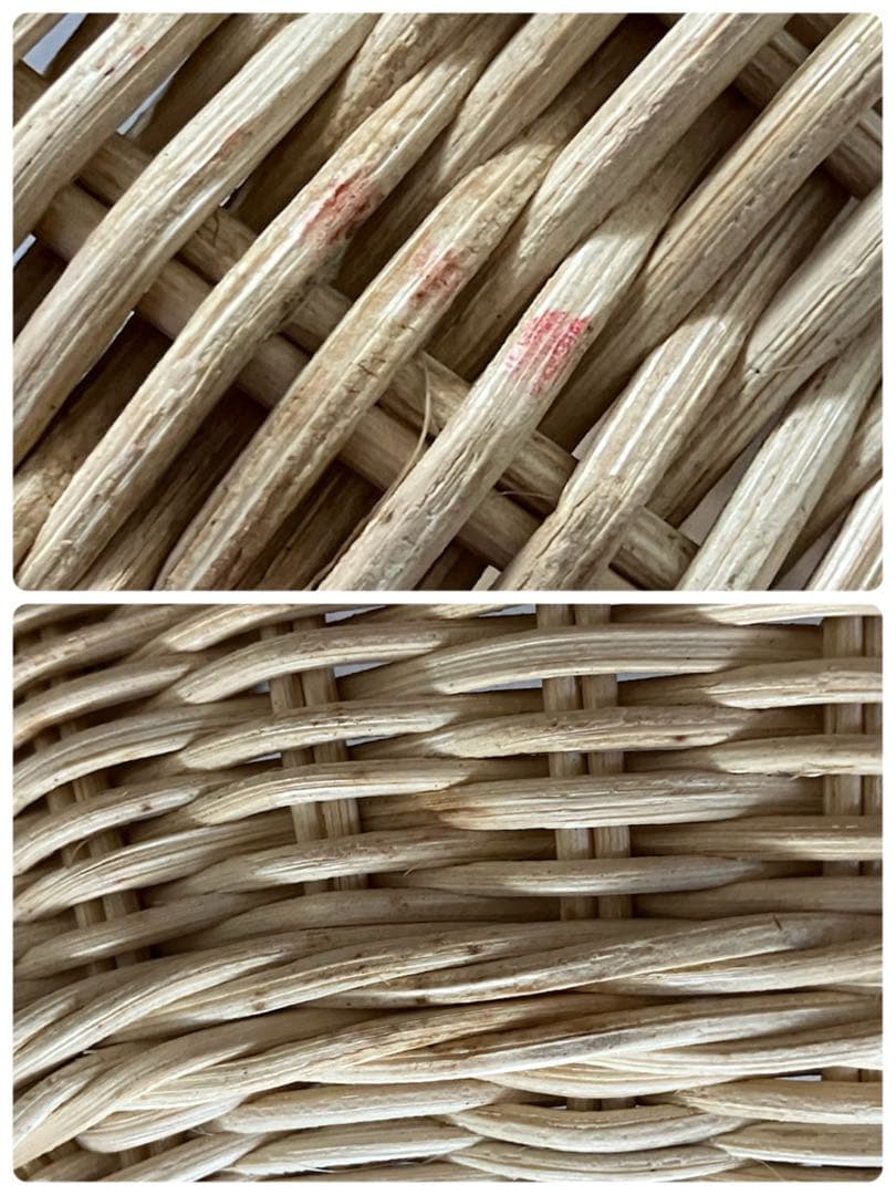 キティ　かご小物入れ　キティ籠　昭和レトロ　キティレア　キティちゃんレトロ