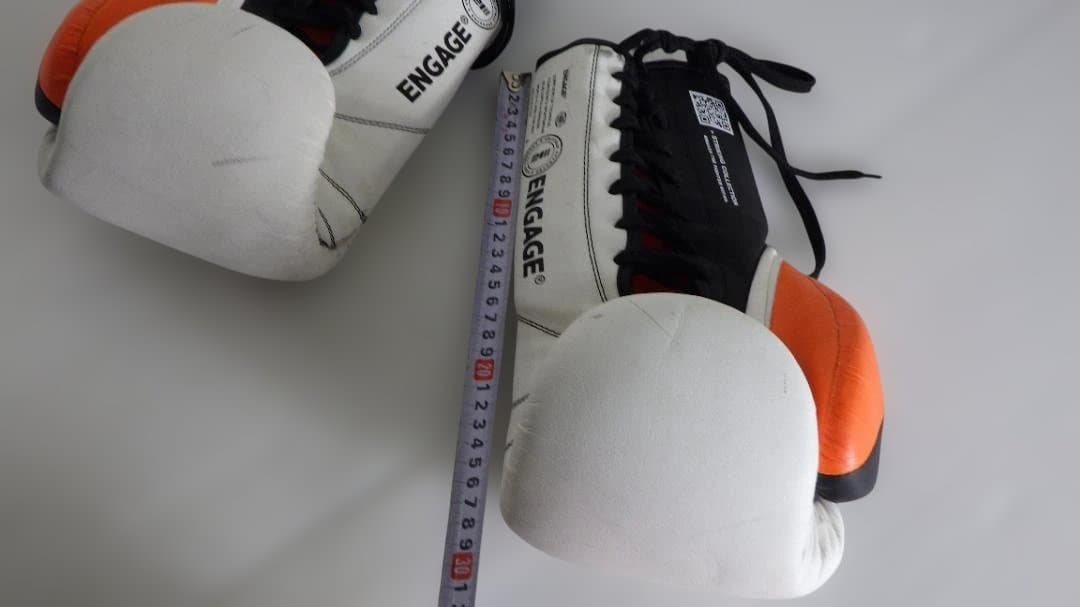 ENGAGE ボクシンググローブ ホワイト/ブラック/オレンジ