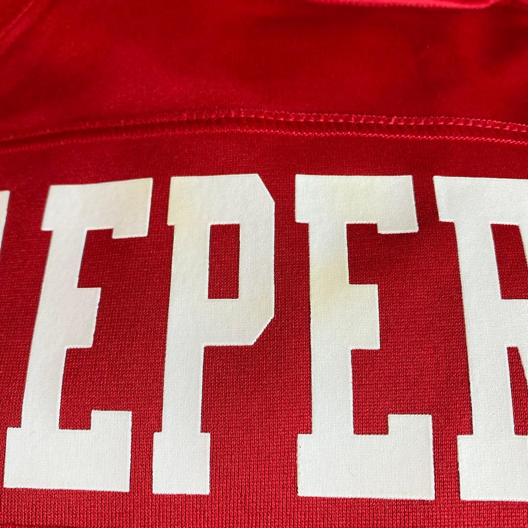 訳有ほぼ未使用 説明必読 NFL 49ERSキャパニック ジャージ ミニヘル付