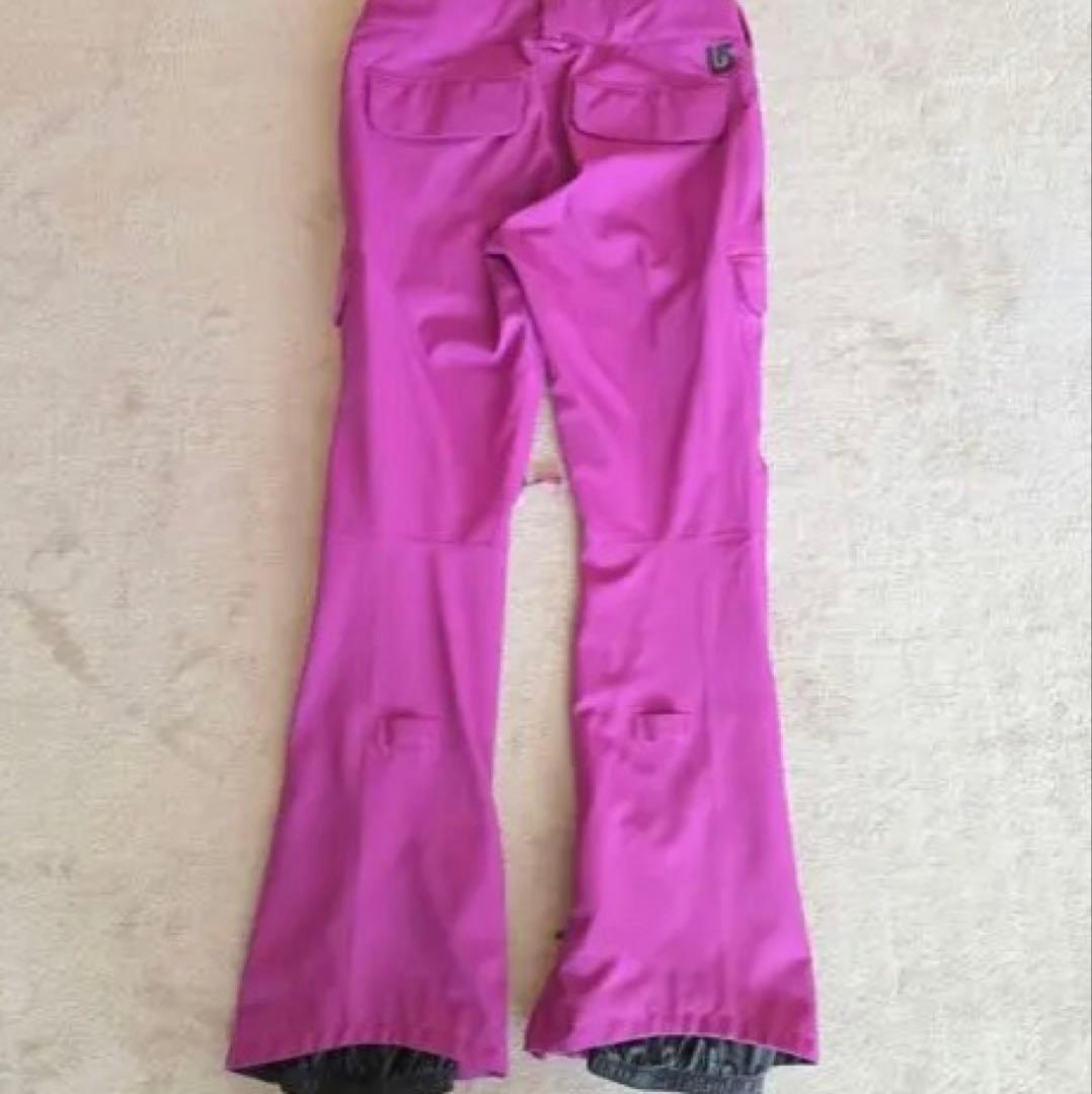 Burtonスノボウェア 上下セット Mサイズ DRYRIDE レオパード 紫