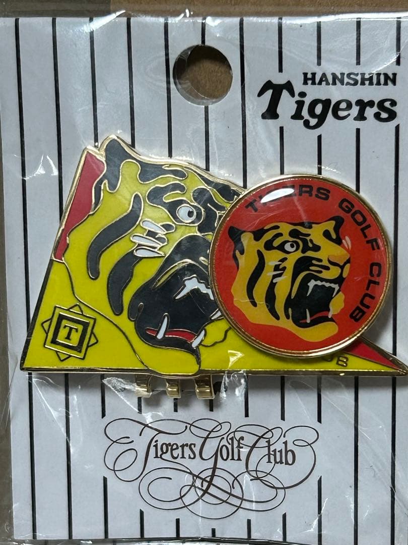阪神タイガースゴルフクラブ　限定　ゴルフマーカー　マグネット式クリップマーカー