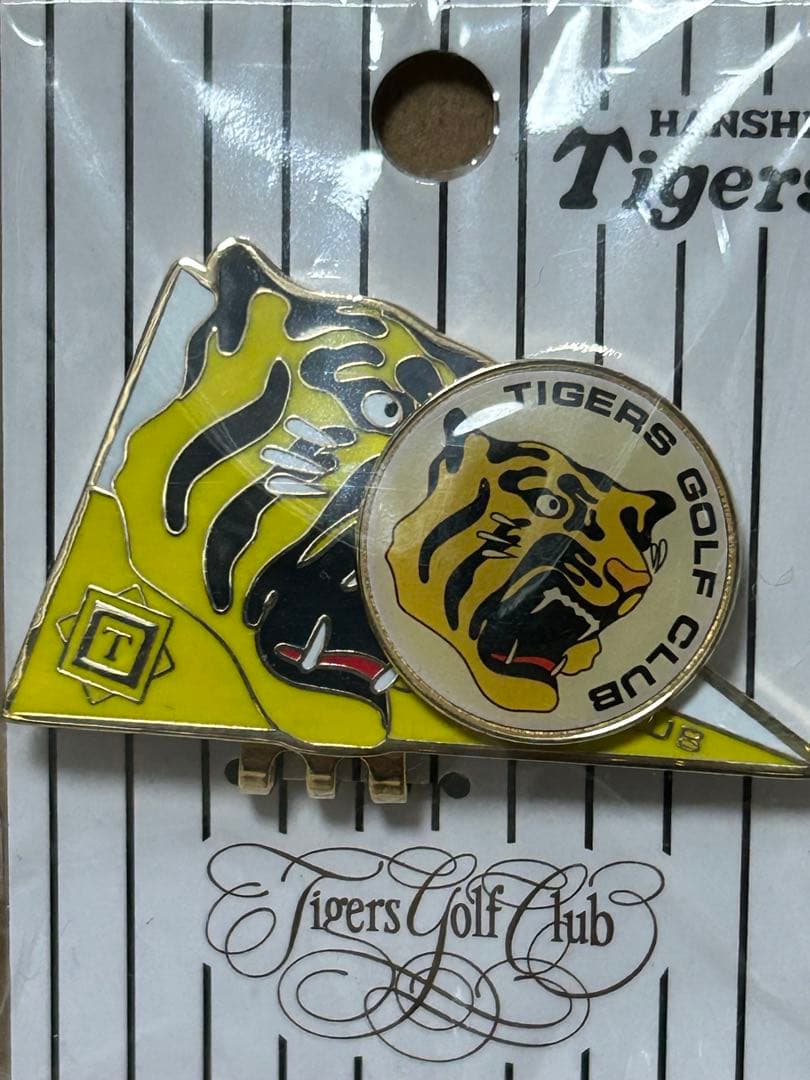 阪神タイガースゴルフクラブ　限定　ゴルフマーカー　マグネット式クリップマーカー