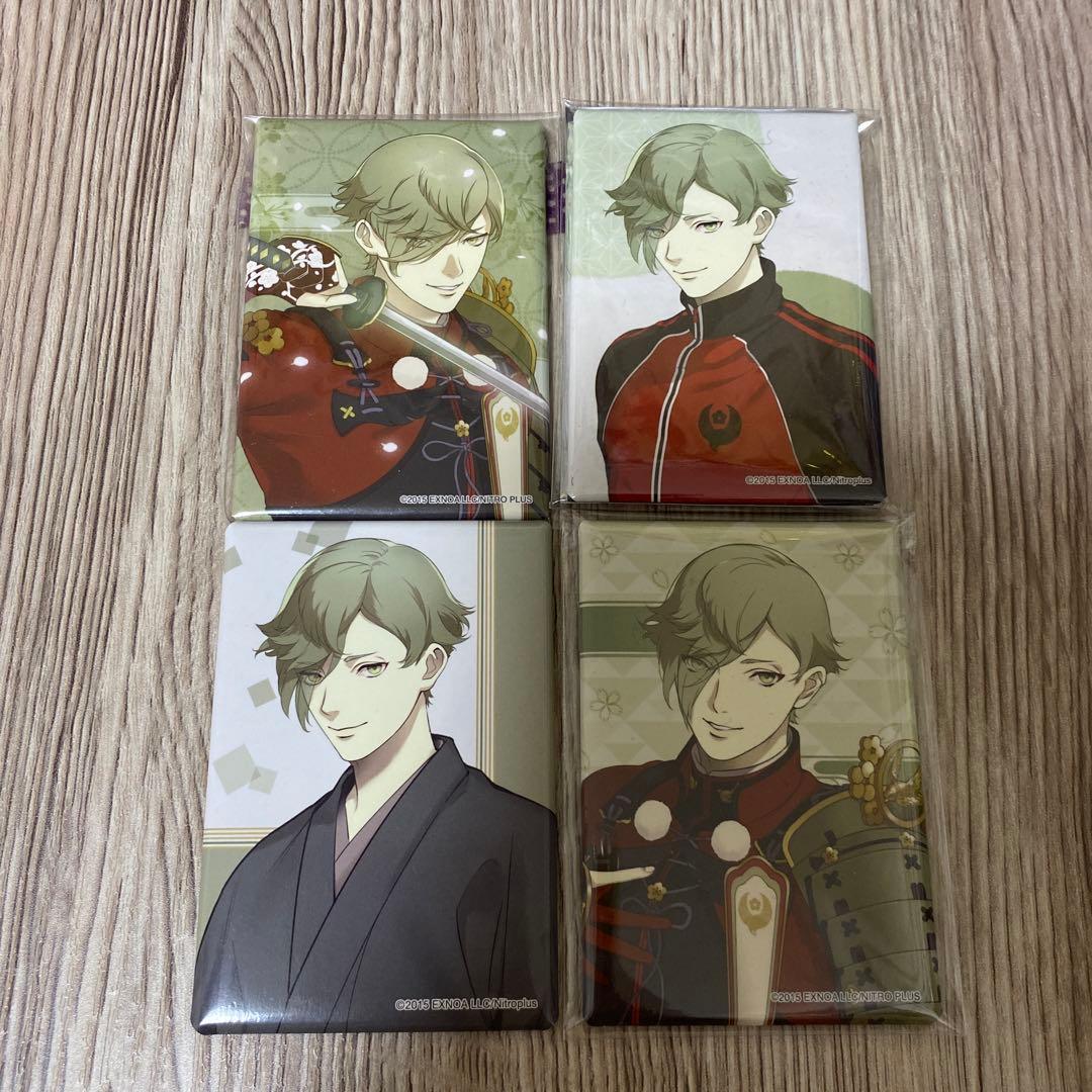 刀剣乱舞 スクエア缶バッジコレクション 鶯丸