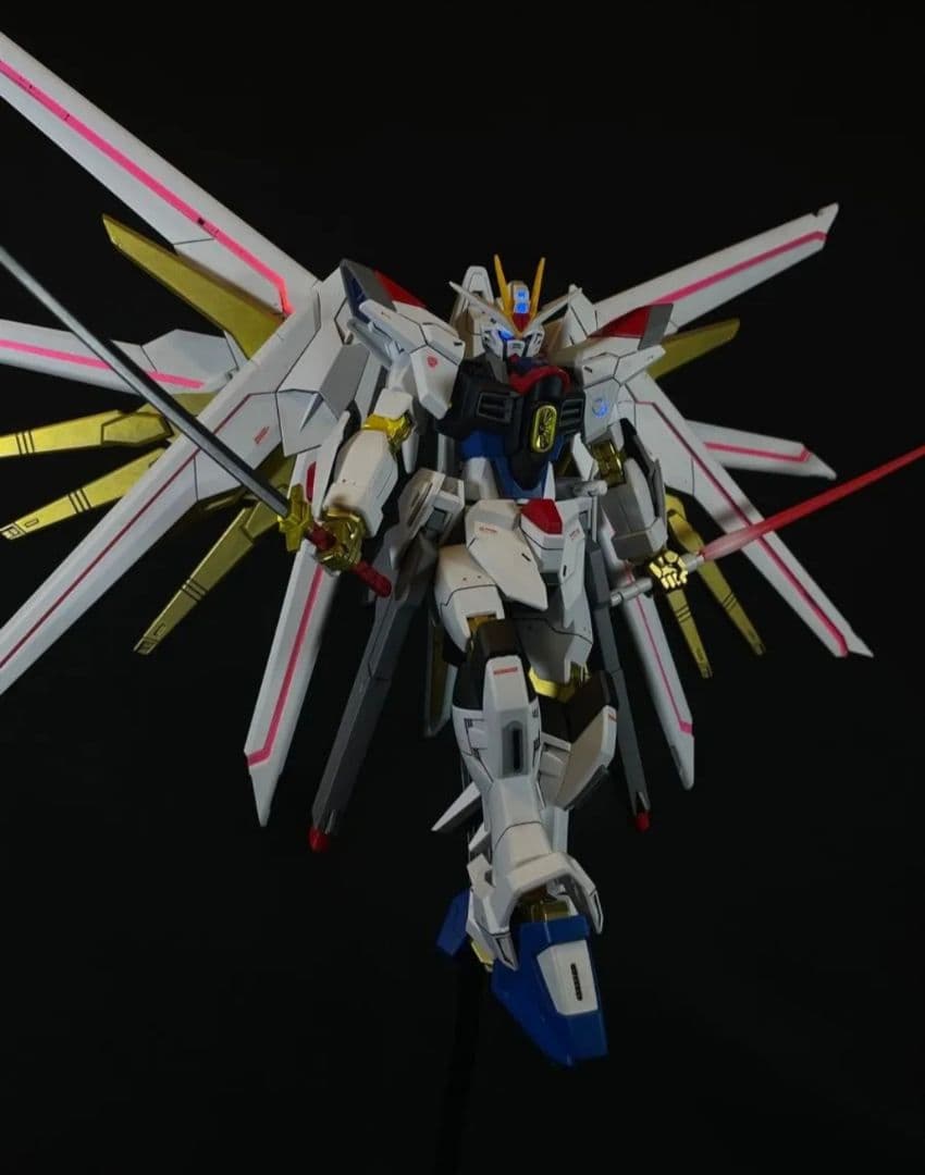 HG　1/144 マイティーストライクフリーダムガンダム　完成品　塗装品