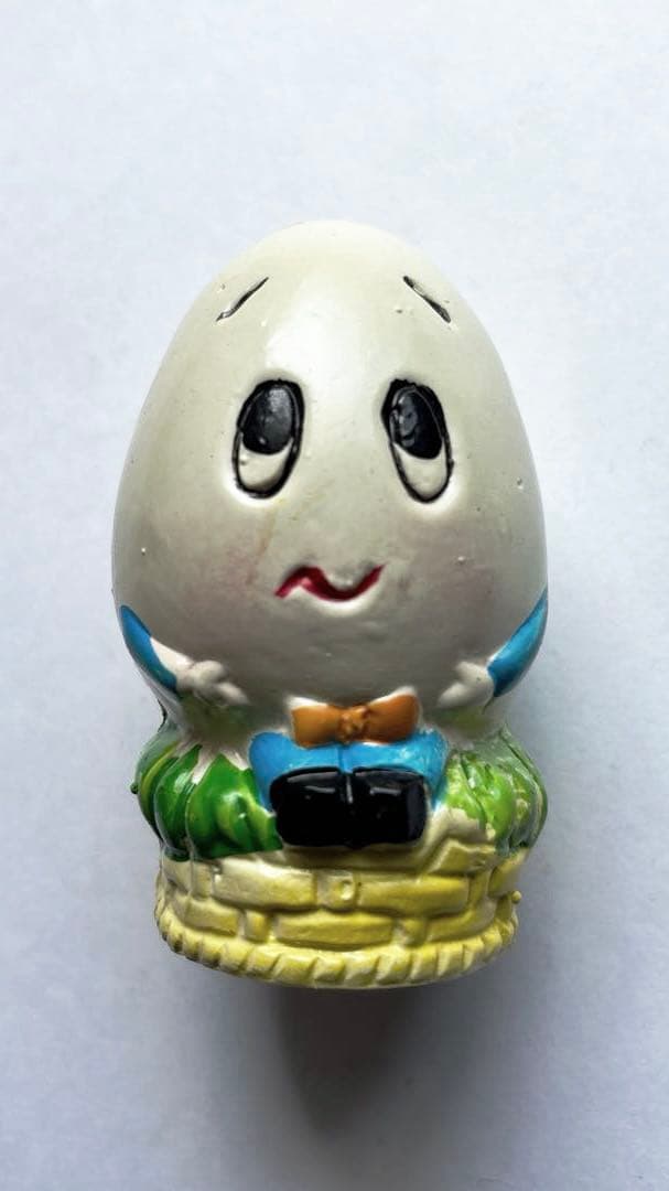 ヴィンテージ ハンプティダンプティ ソフビ フィギュア 香港製 昭和レトロ