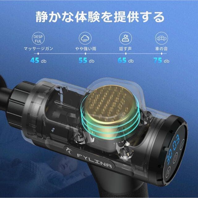 【人気モデル】マッサージガン 筋膜リリース 電動マッサージ器 肩こり 腰痛