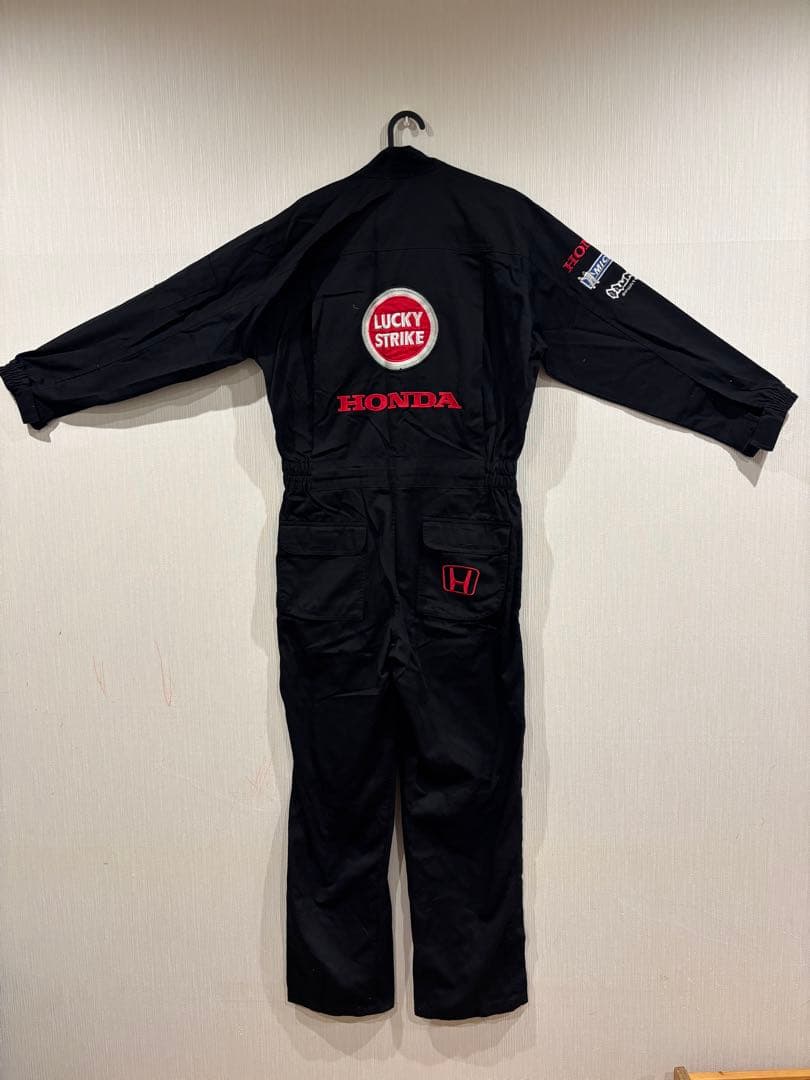 【古着】ホンダ つなぎ LUCKYSTRIKE BAR Honda ヴィンテージ