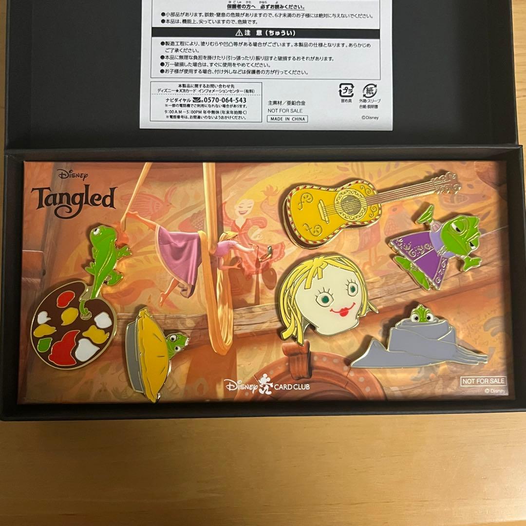 塔の上のラプンツェル　ピンバッジセット　ディズニーカードクラブ　JCB