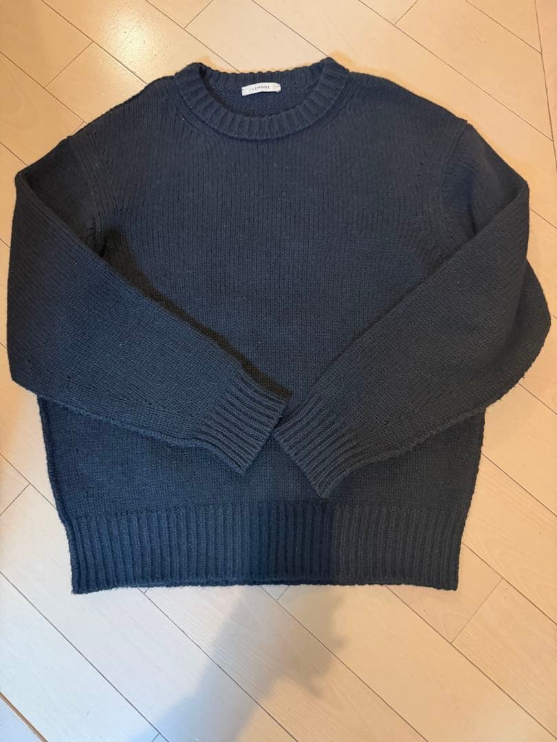 lemaire 23aw boxy クルーネック　プルオーバー　サイズm