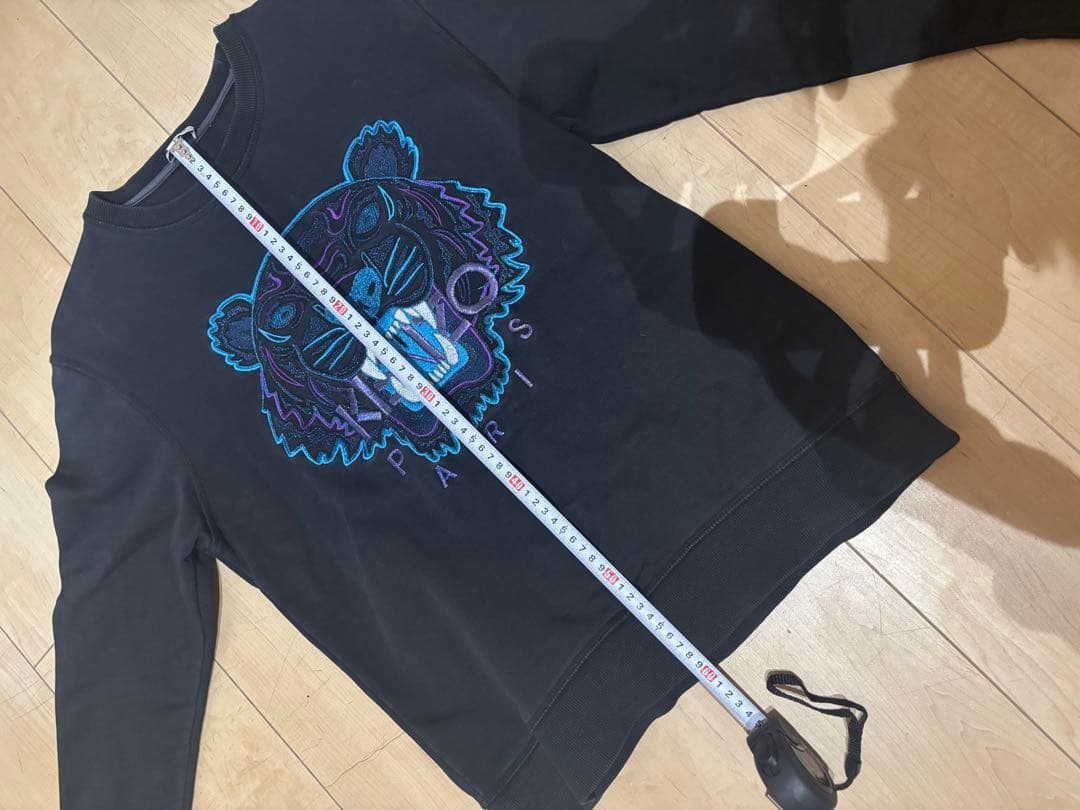 KENZO トラ刺繍 ブラック スウェット M