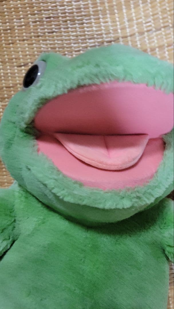 プレイトーキン カエル ぬいぐるみ ビッグサイズ パペット ヴィンテージ 希少品