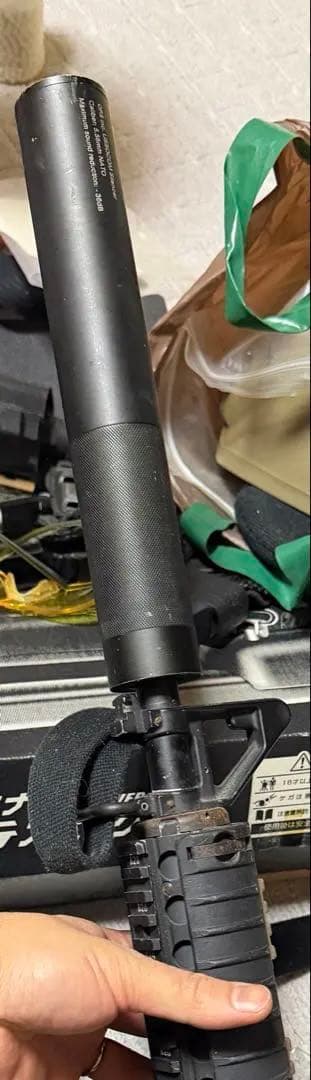 東京マルイM4フルメタルカスタム ELCAN 付属品多数 ジャンク扱い