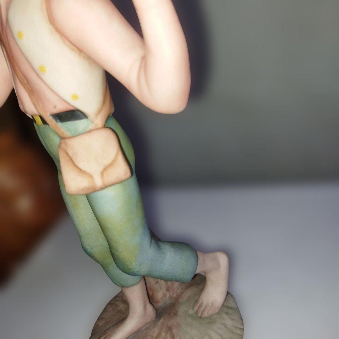 陶器製少年像 約25cm