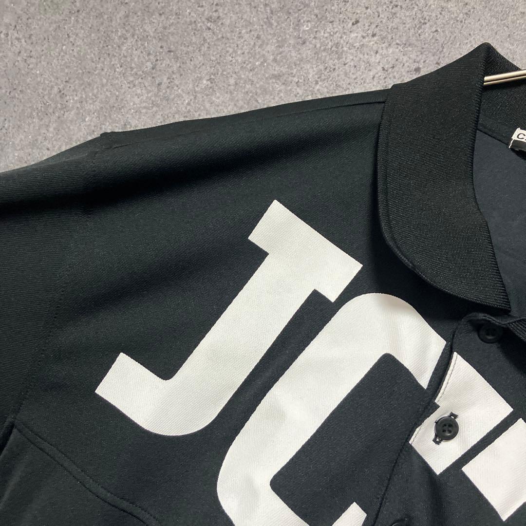 23SS カステルバジャック　スポーツ　ブラック　ゴルフ　ポロシャツ　50