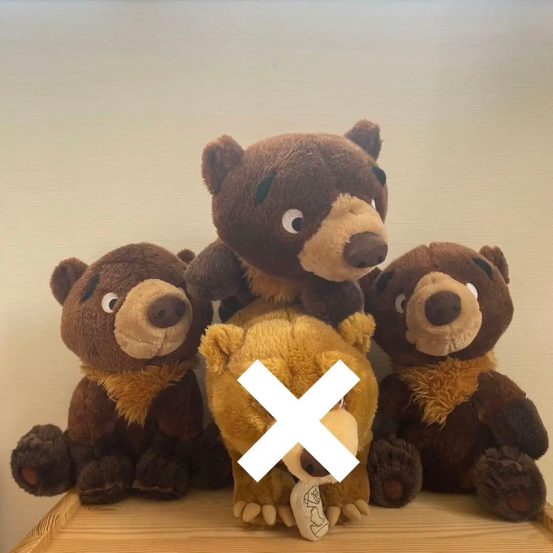 【極美品】ディズニーストア ブラザーベア コーダ ぬいぐるみ セット 匿名配送