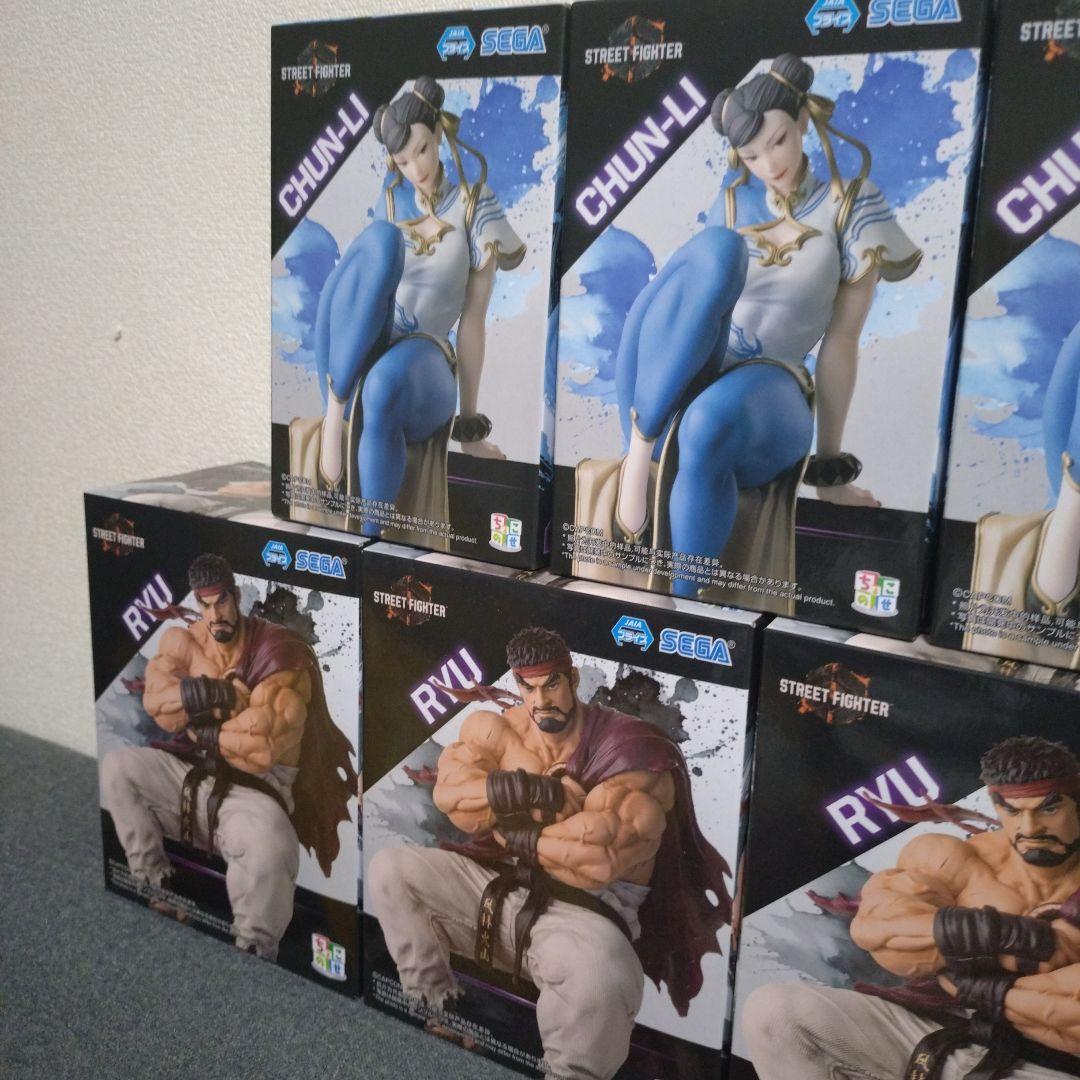 ストリートファイター6 ちょこのせプレミアムフィギュア リュウ 春麗 7点セット