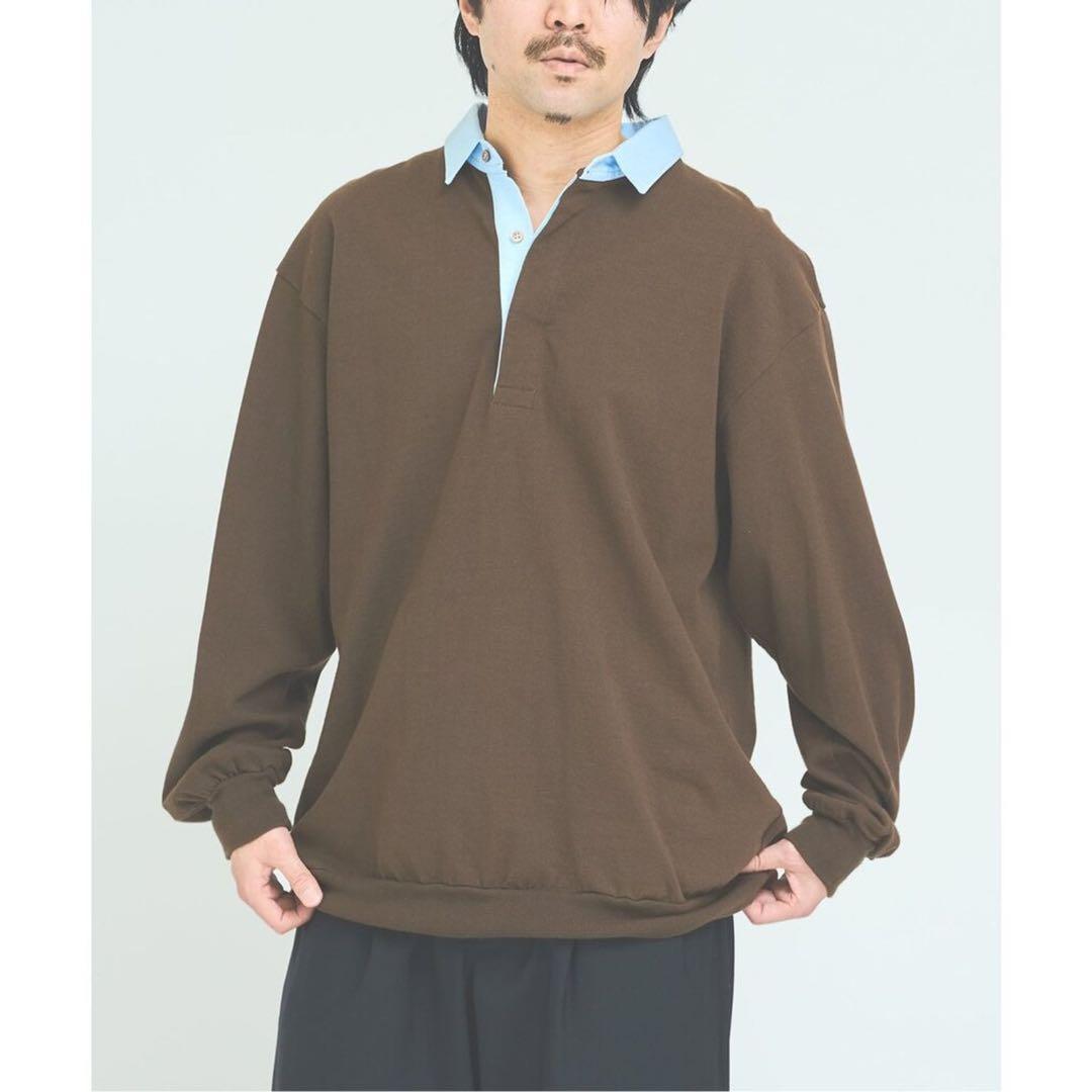 FOLL / フォル　dry cotton rugby shirt