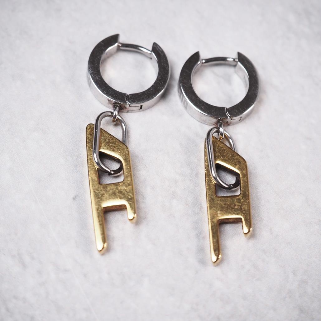 平野紫耀さん同デザイン着用 2個セット DIESELピアスDX141900DJW