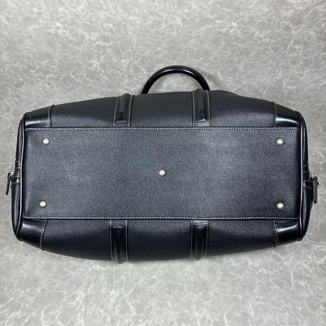 Burberry golf バーバリー ボストンバッグ ノバチェック 黒ブラック