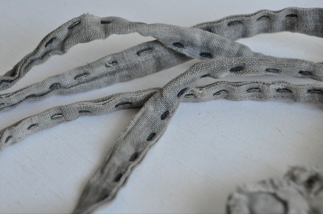 脚絆 襤褸 刺子 藍染 古布 骨董 美術 レトロ 古物 古道具 アンティーク