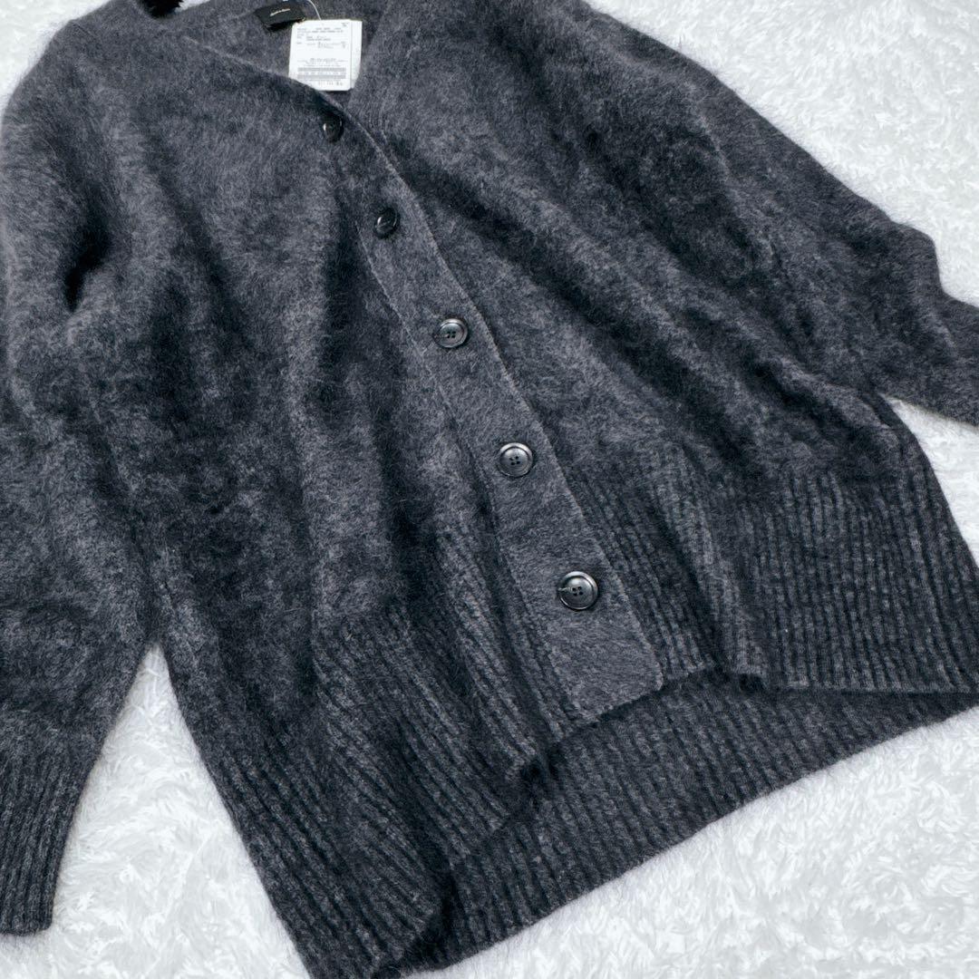 新品タグ付き✨ スピック&スパン ラクーンファーニット ロングカーディガン