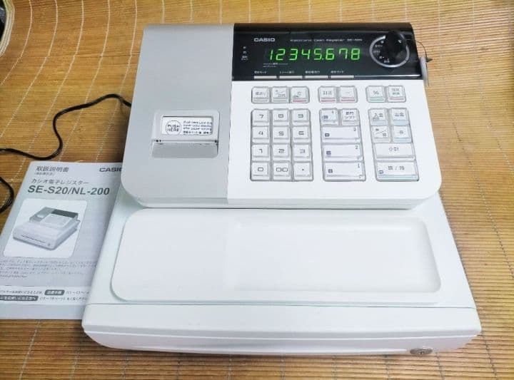カシオレジスター　SE-S20/NL200　人気機種　送料無料　180992