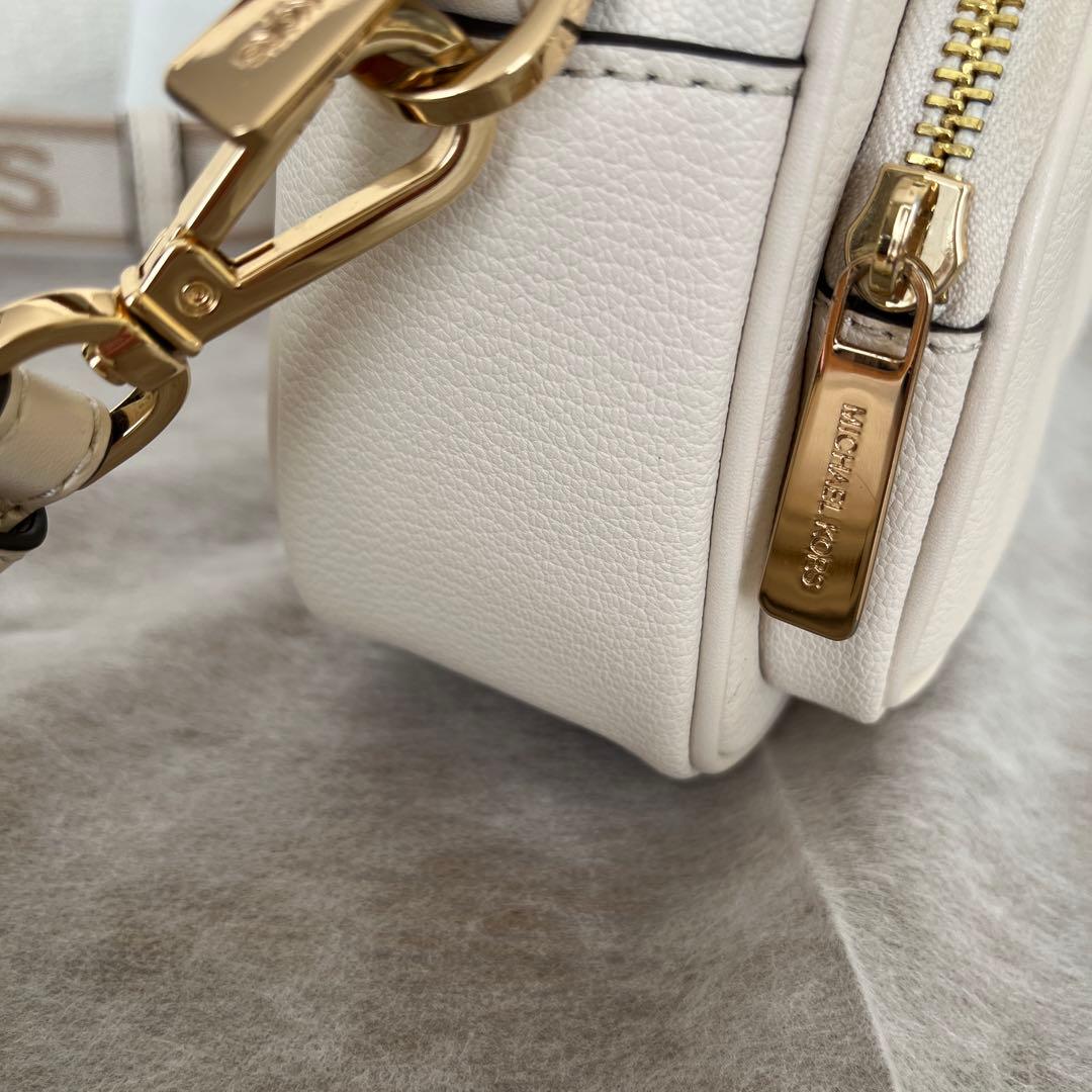 MICHAELKORSボディバッグホワイト系袋付きマイケルコースショルダーバック