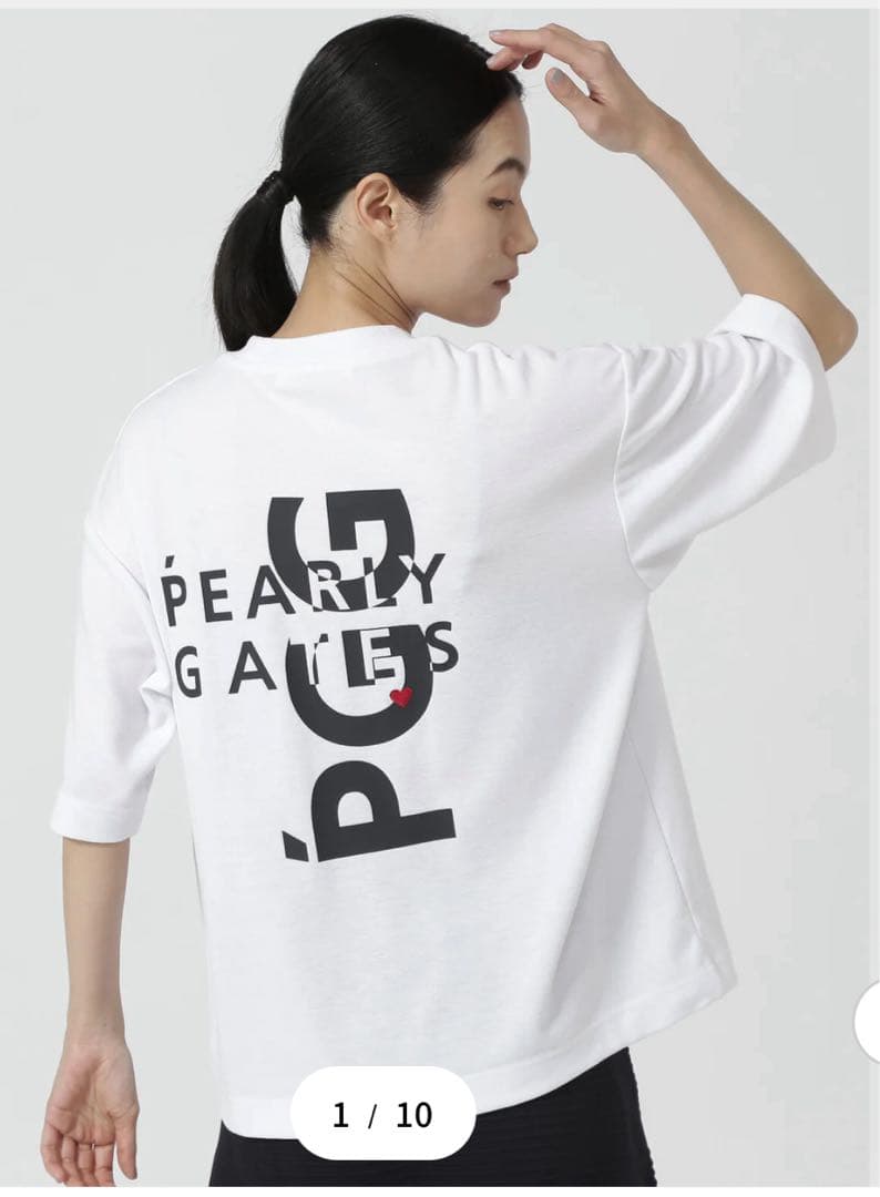 PEARLY GATES PGGロゴ Tシャツ