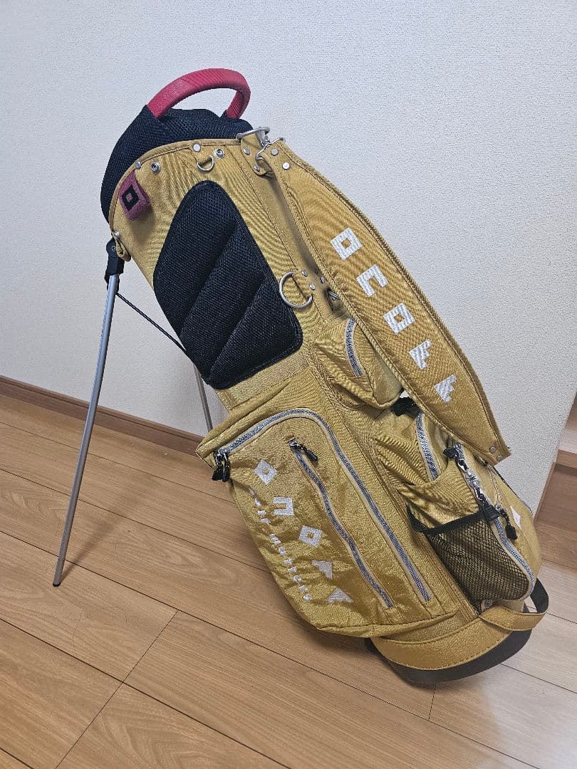 オノフ　スタンドキャディーバック　マスタード　６分割