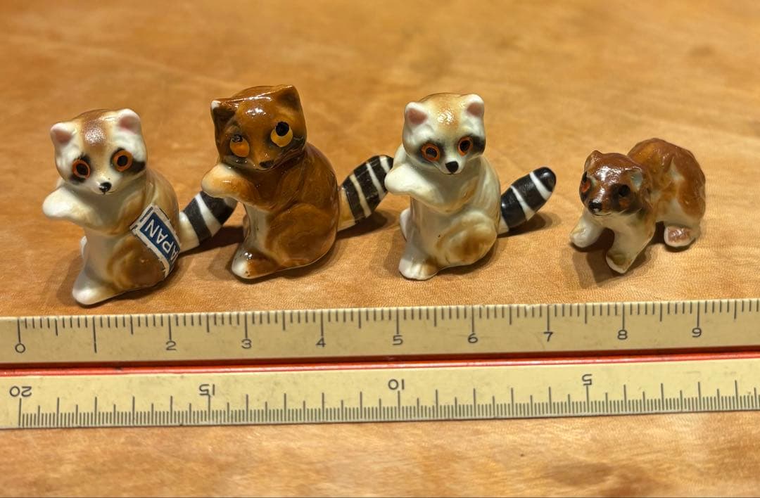 アニマルミニチュア陶器　アンティーク置物