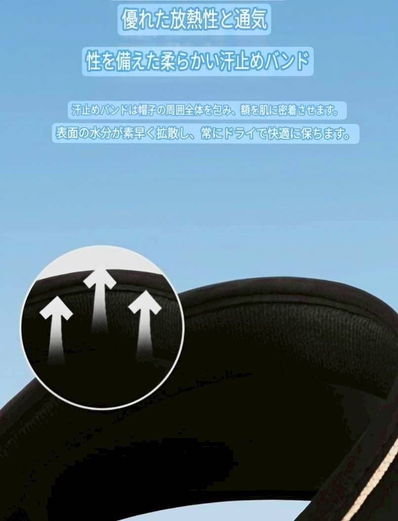 【新品】サンバイザー　折り畳み　紫外線　麦わら　サンカット　　UV 帽子　ゴルフ
