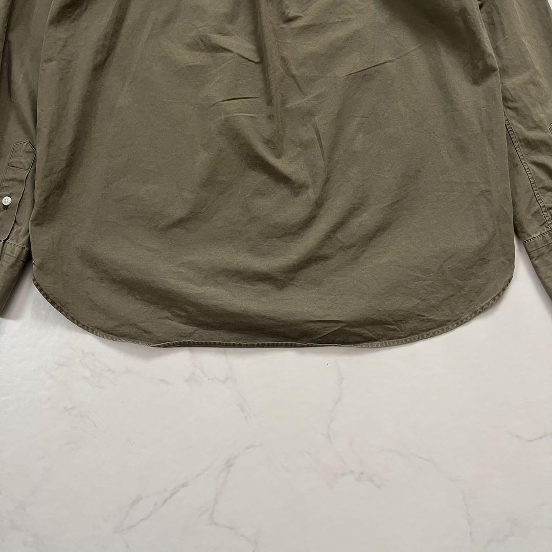 希少　02サイズ　マディソンブルー　マダムシャツウォッシュアウト　カーキ　B刺繍