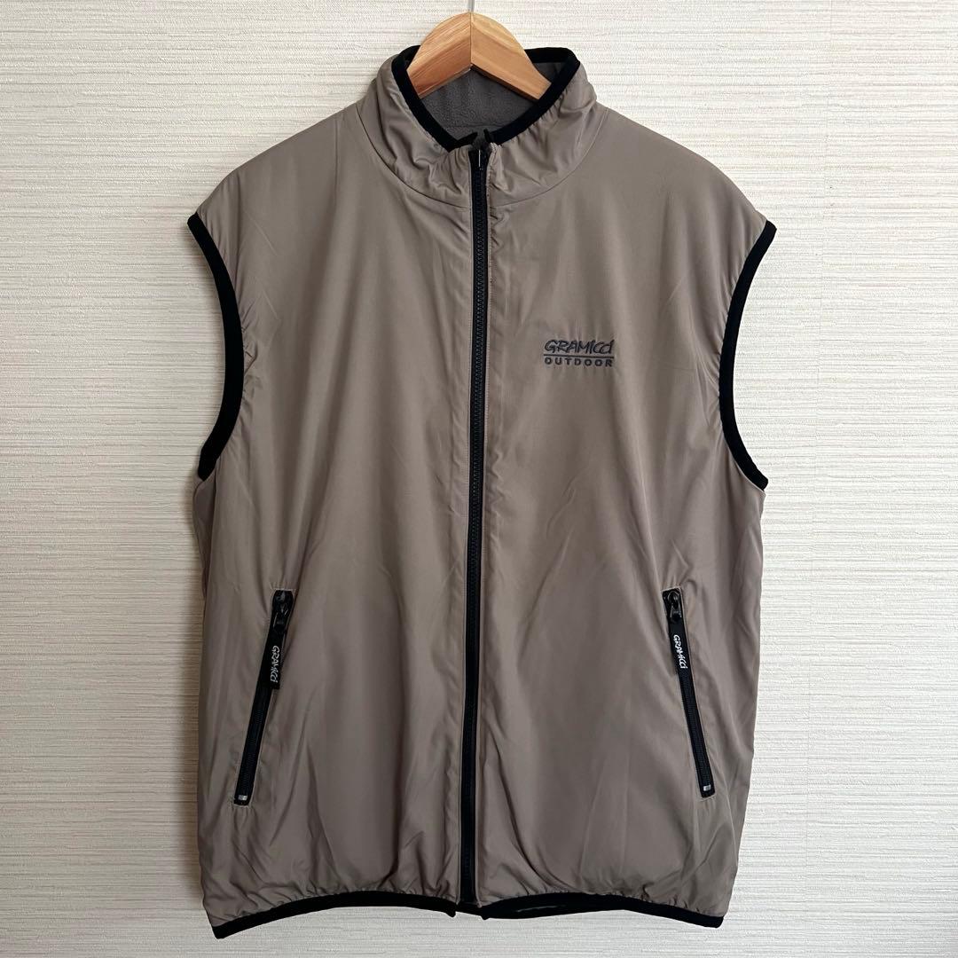 GRAMICCI ／グラミチ リバーシブル フリースベスト