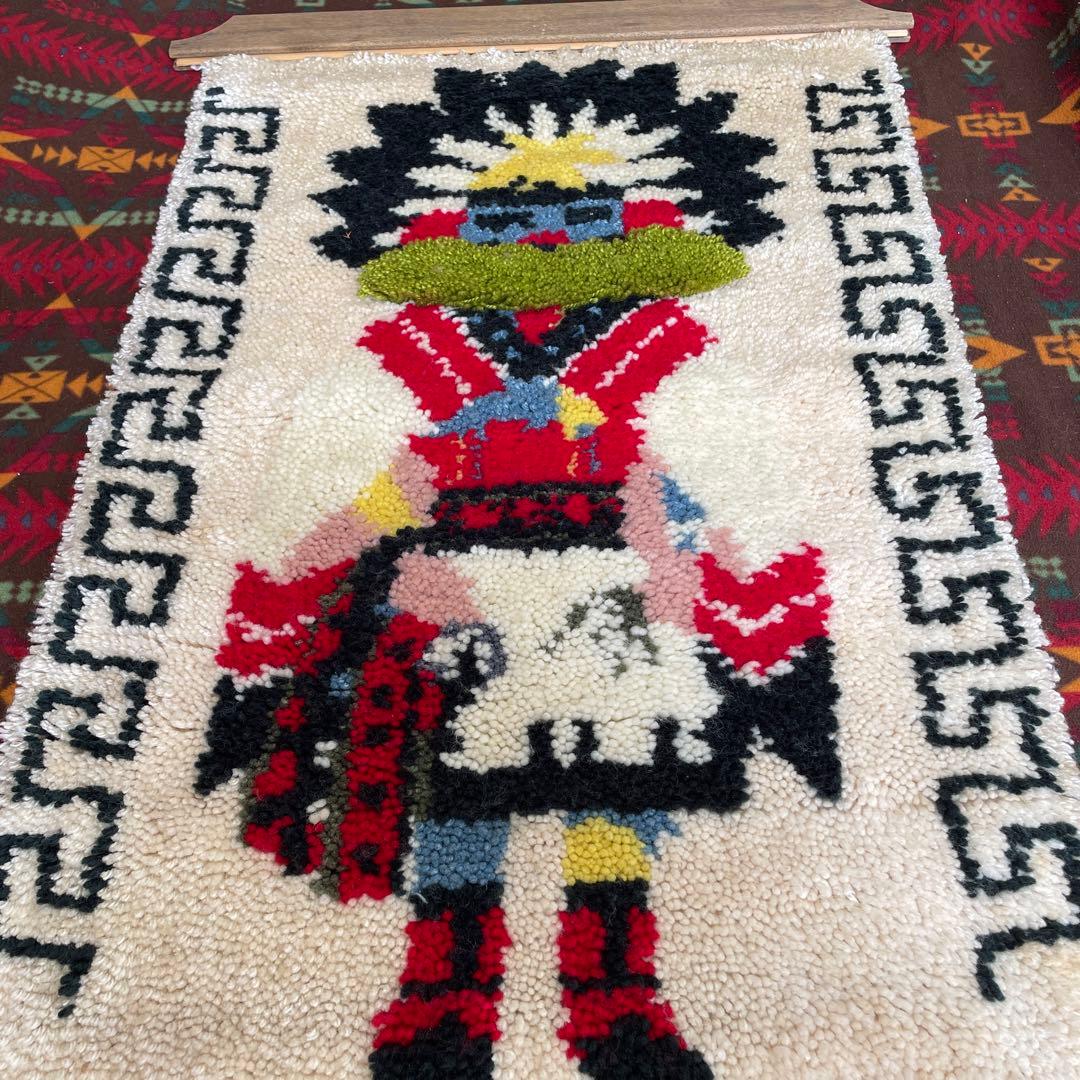 レア！60s〜70sネイティブアメリカン カチナ壁掛けプエブロUSAヴィンテージ