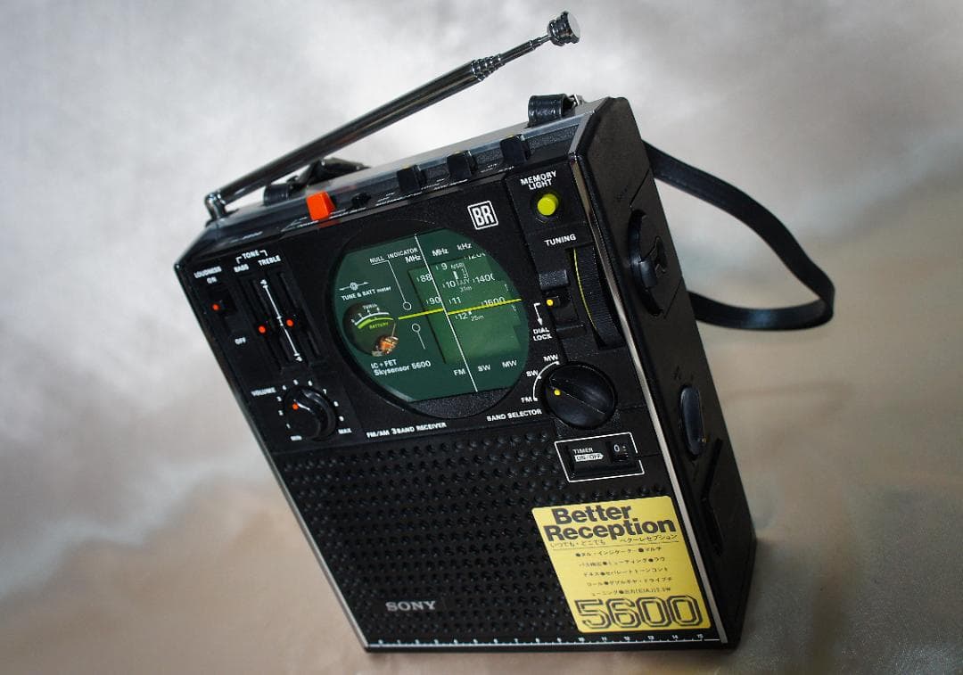 ☆とても綺麗受信OK☆SONYソニースカイセンサーICF-5600☆BCLラジオ