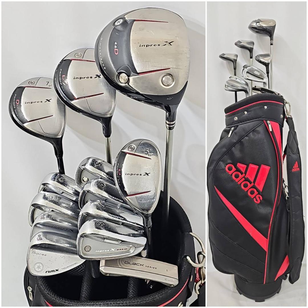 メンズ右利き初心者用　ヤマハ　インプレス　ゴルフクラブセット　K-2732