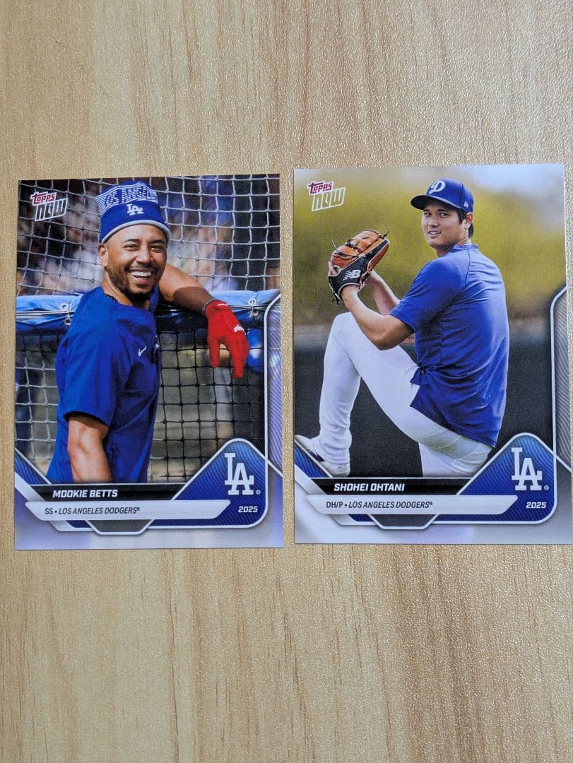 Topps　ドジャースチームセット　開幕　10枚セット