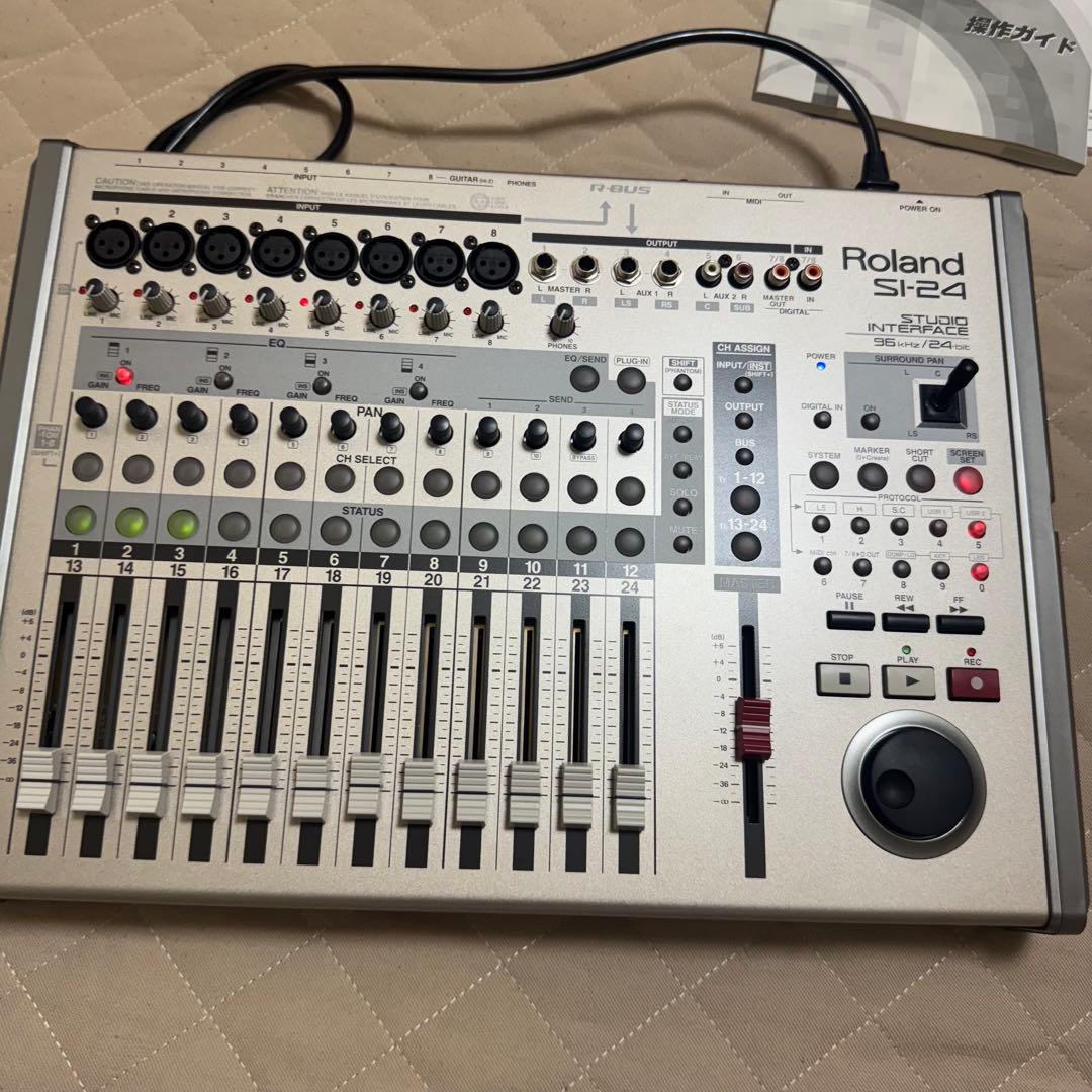 Roland SI-24 スタジオインターフェース 箱付 通電のみ確認済み