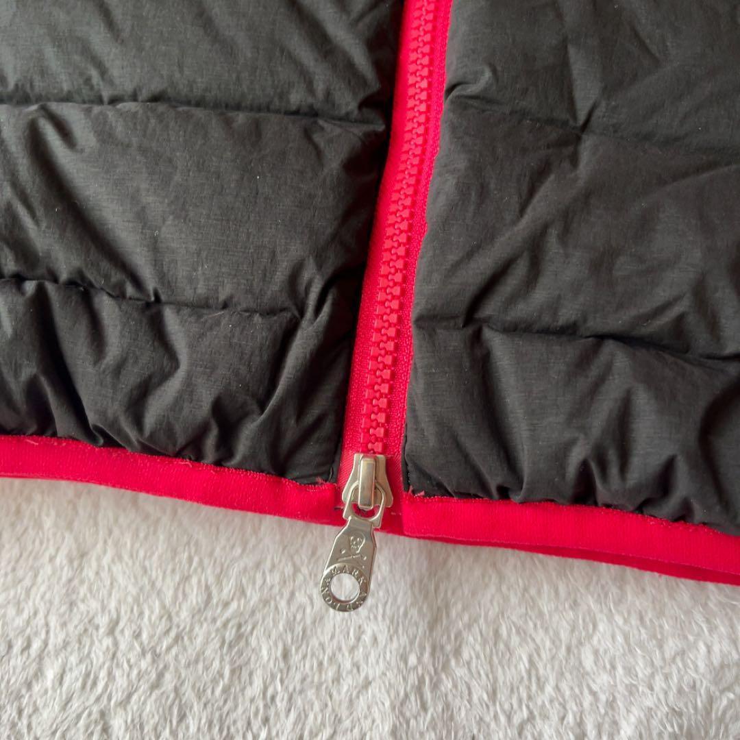 極美品　マークアンドロナ ダウンジャケット ブラック　ピンク　黒　ビッグロゴ