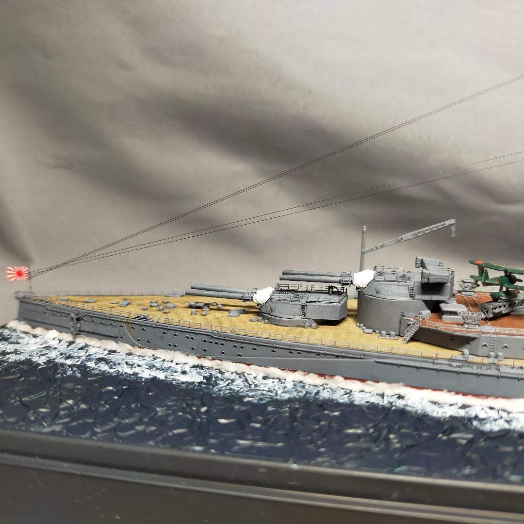 日本海軍 戦艦陸奥 フジミ 1/700 完成品