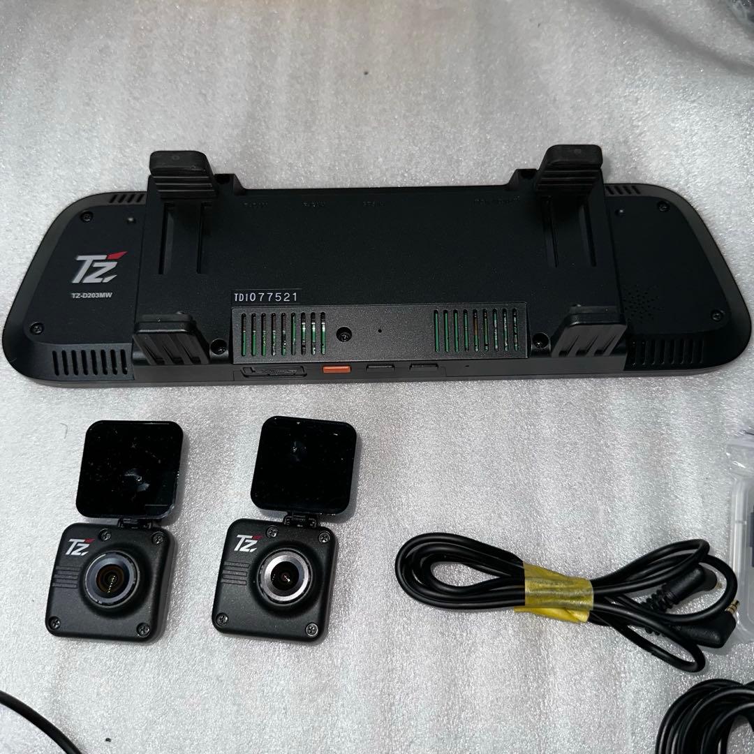 トヨタ純正オプション ドライブレコーダーTZ-D203MWミラー型モニター中古品