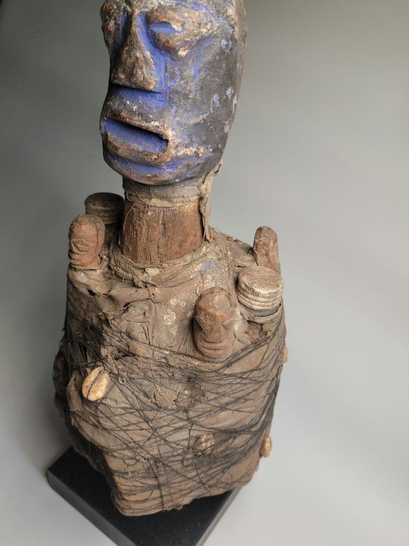 [ダキニ]アフリカ ヴードゥー 呪物 アフリカンアート 木彫り 彫刻