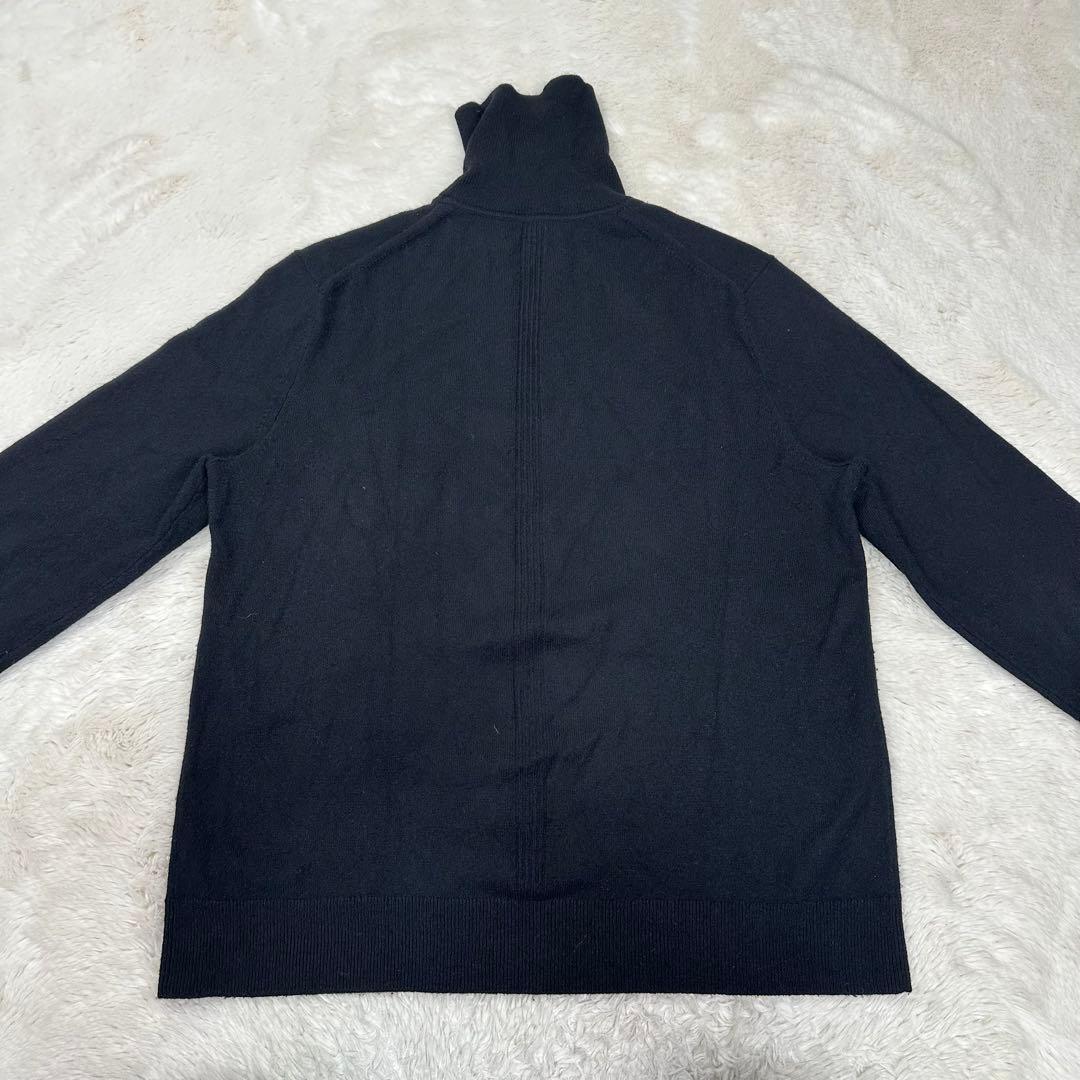 ✨美品✨現行 セオリー カシミヤ100％ タートルネック 黒 M HILLES