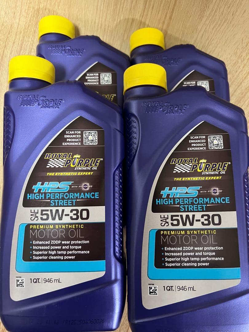 月末大セール！ロイヤルパープル HPS 5W-30 1QT