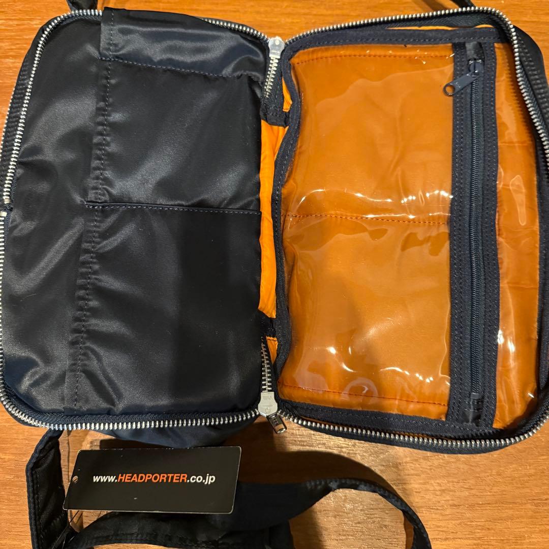 新品未使用　PORTER ヘッドポーター ショルダーバッグ アイアンブルー