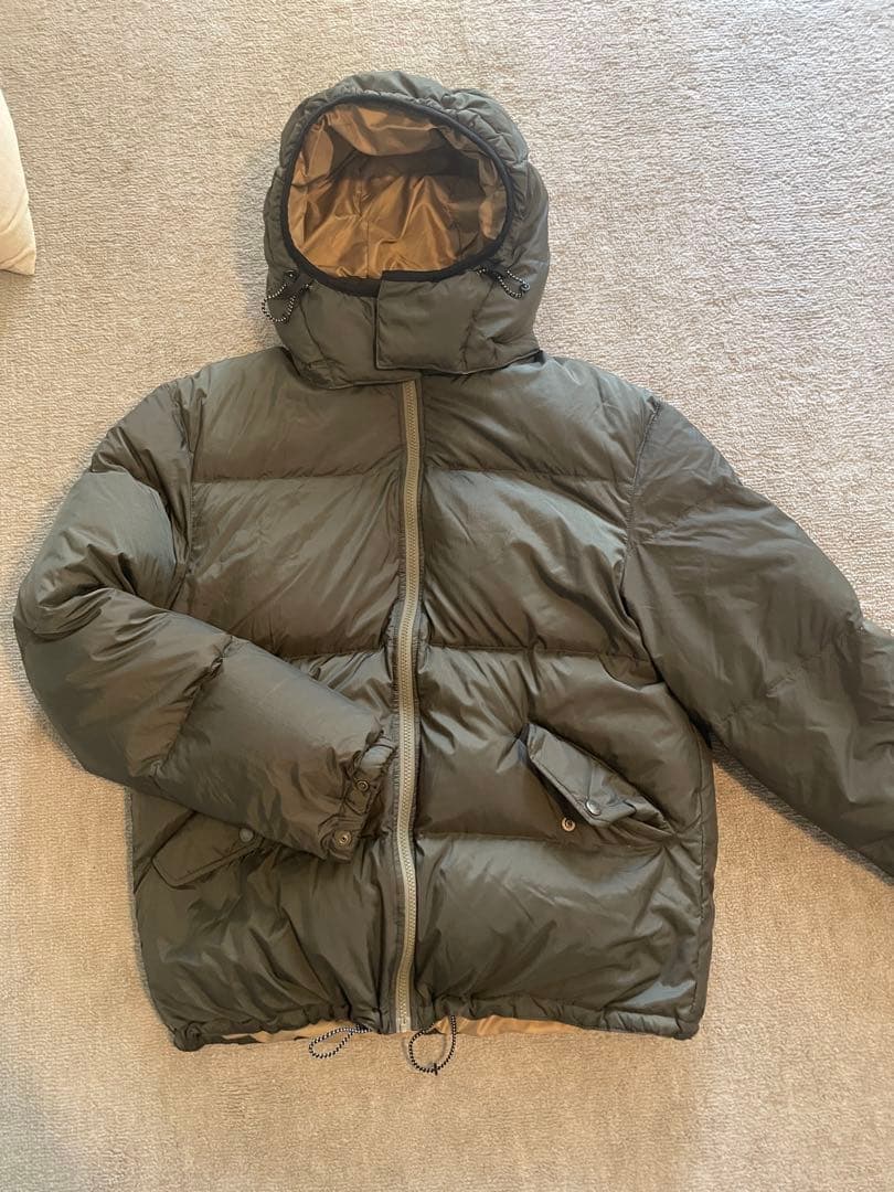 Eddie Bauer グースダウンジャケット Mサイズ オリーブグリーン　美品